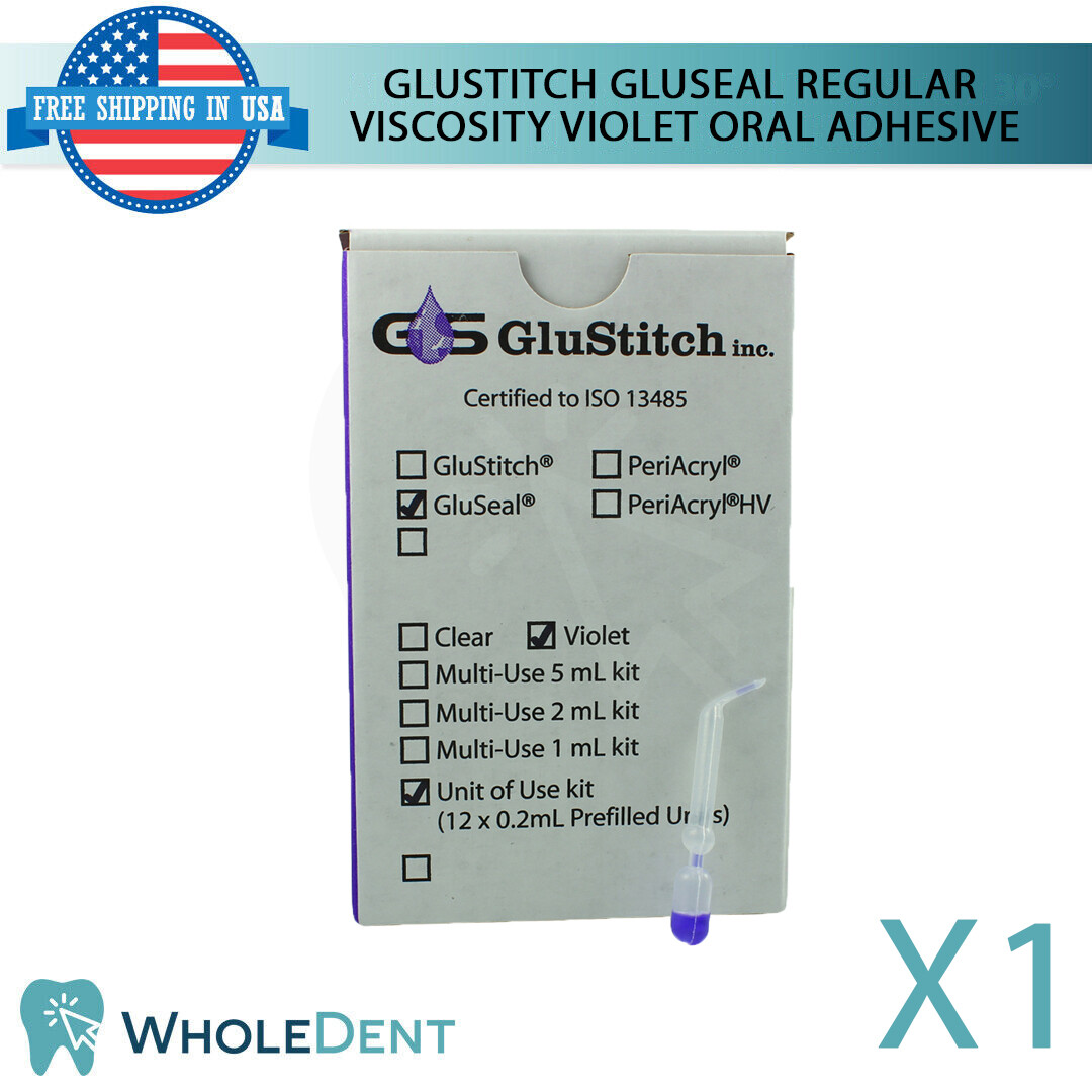 Glustitch Gluseal Violet Oral Regular Viscosity Tissue Adhesive