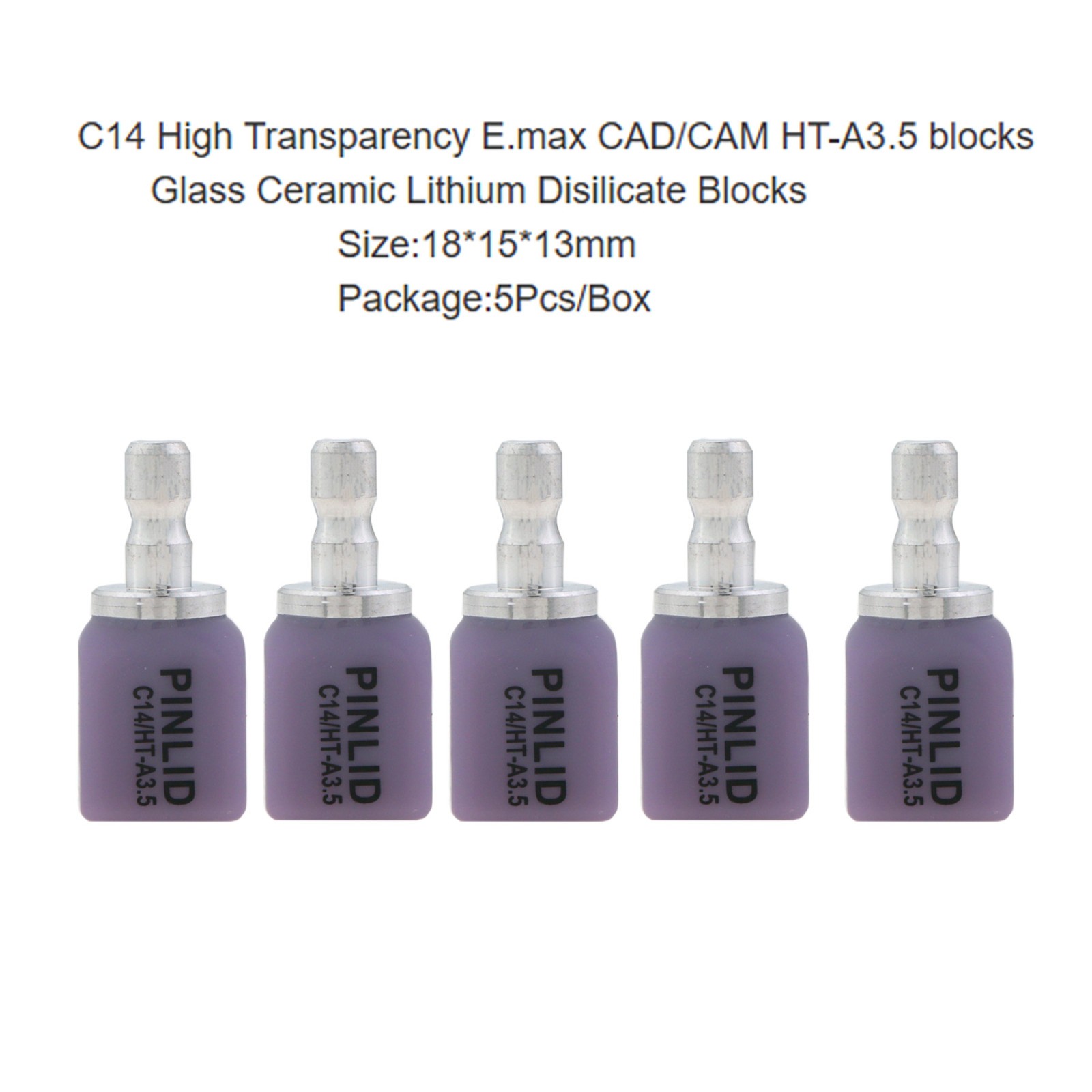 US Dental C14 Ceramic Block Lithium Disilicate E.max Cerec CAD CAM HT A3.5 Block