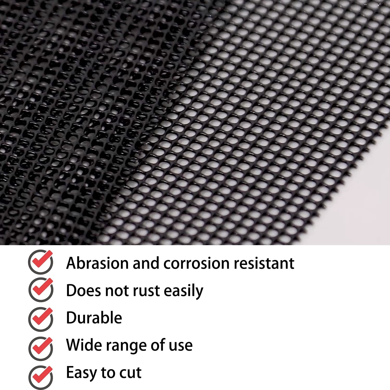 Rust-Resistant 304 Mesh Screen for Vents & Cabins – Easy Cut & Customize, 2 Pack