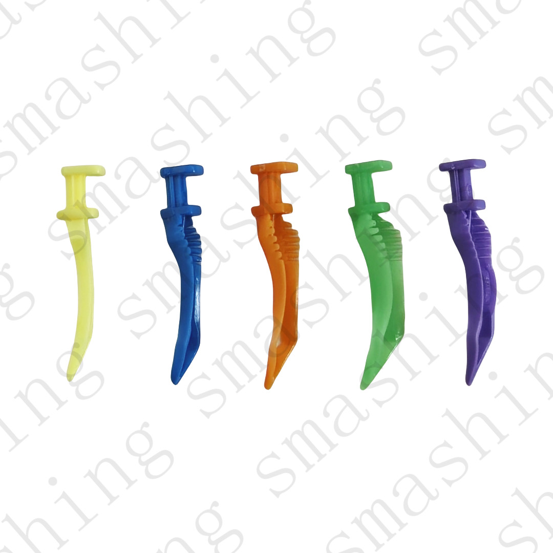80pcs Dental Diamond Wedges Plastic Fixing Diastema Adaptive Interdental Wedge