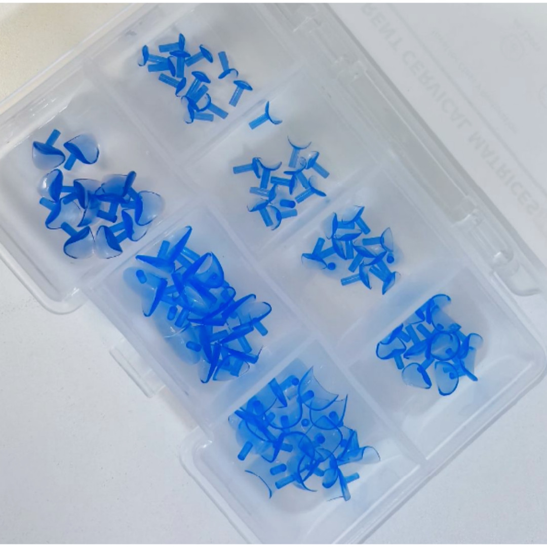 Dental Blue Transparent Cervical Matrices Composite Gingival Retractor Matrix
