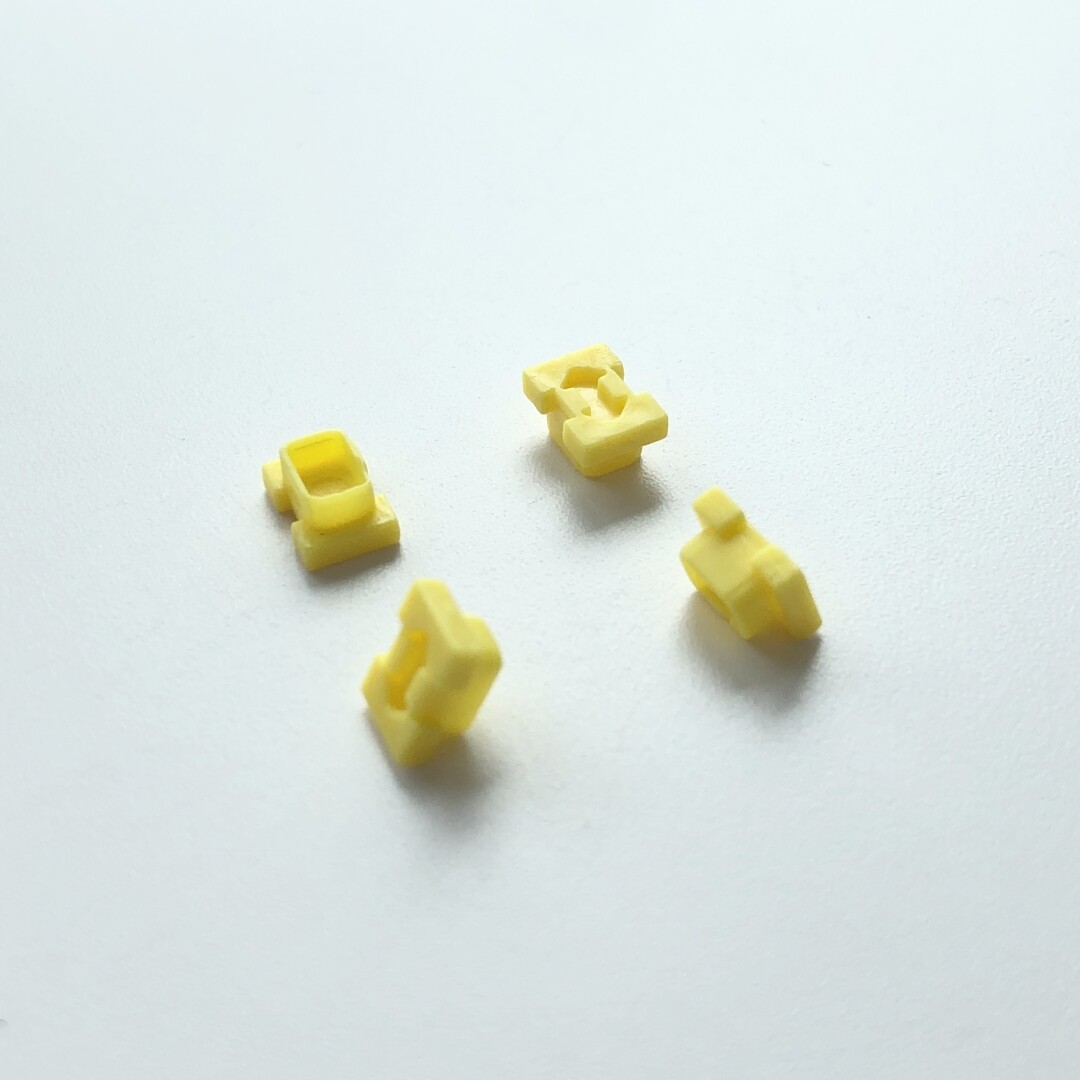 20Pcs Dental ITI NC lmpression Coping Caps Closed Tray Plastic Caps Transfer USA