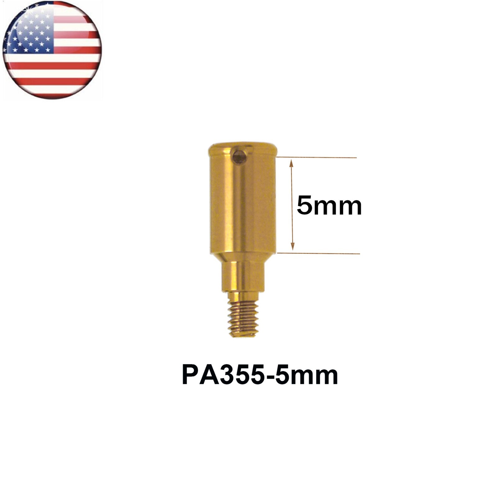 US For Zimmer Dental Locator Abutment Ø3.5mm 1-5mm GH Overdenture Male Caps Kits