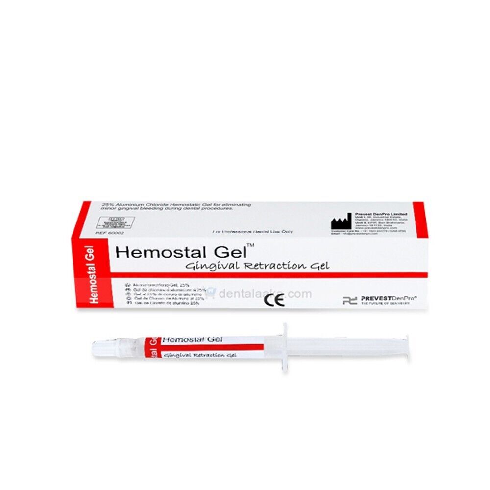 Prevest Hemostal Gel 25 Per Cent Aluminium Chloride Hemostatic Agent Dental Care
