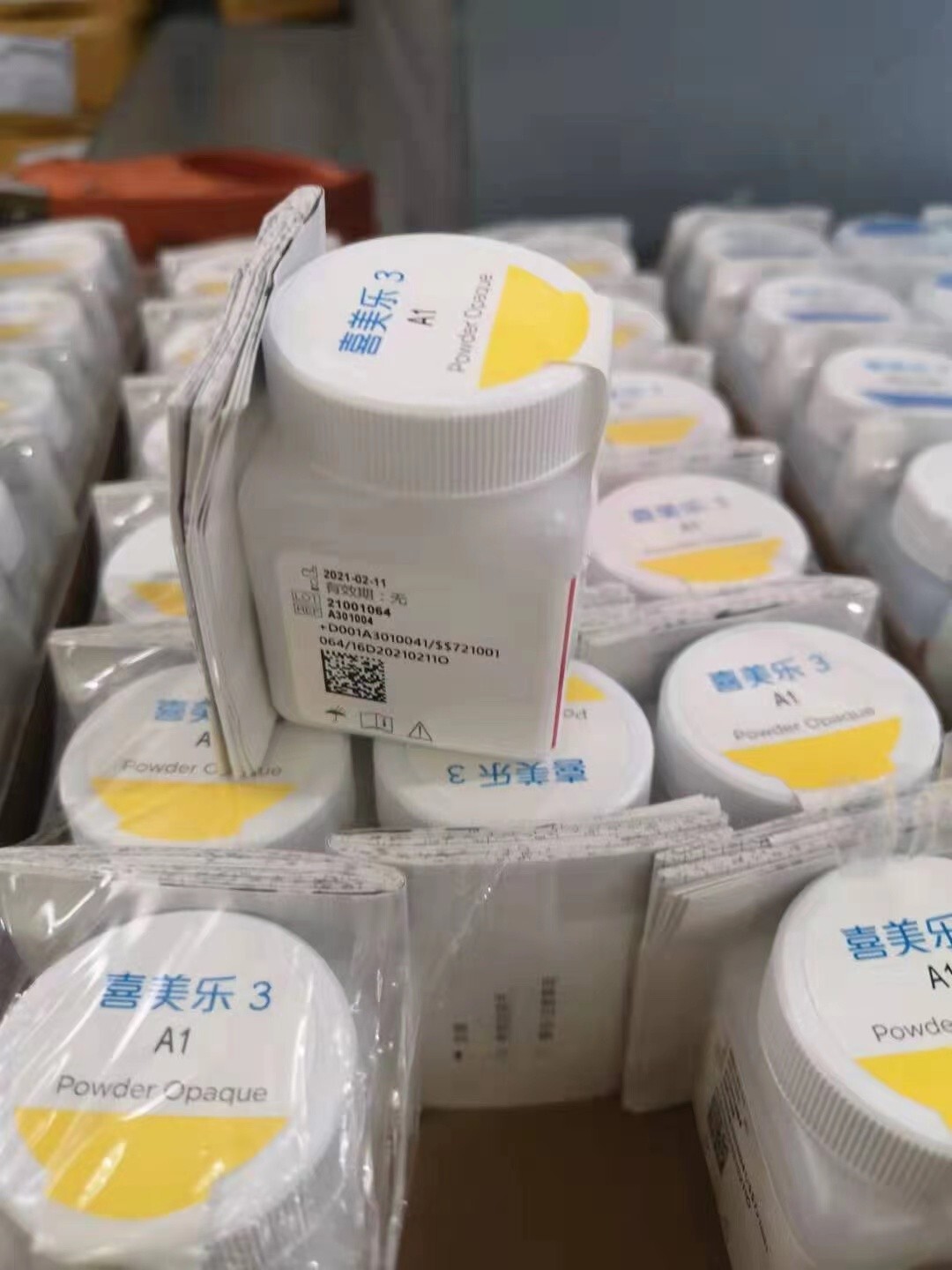 2 Bottle Dental Veneer Porcellain Ceramco3 Dentin Powder 28.4g/ Bottle