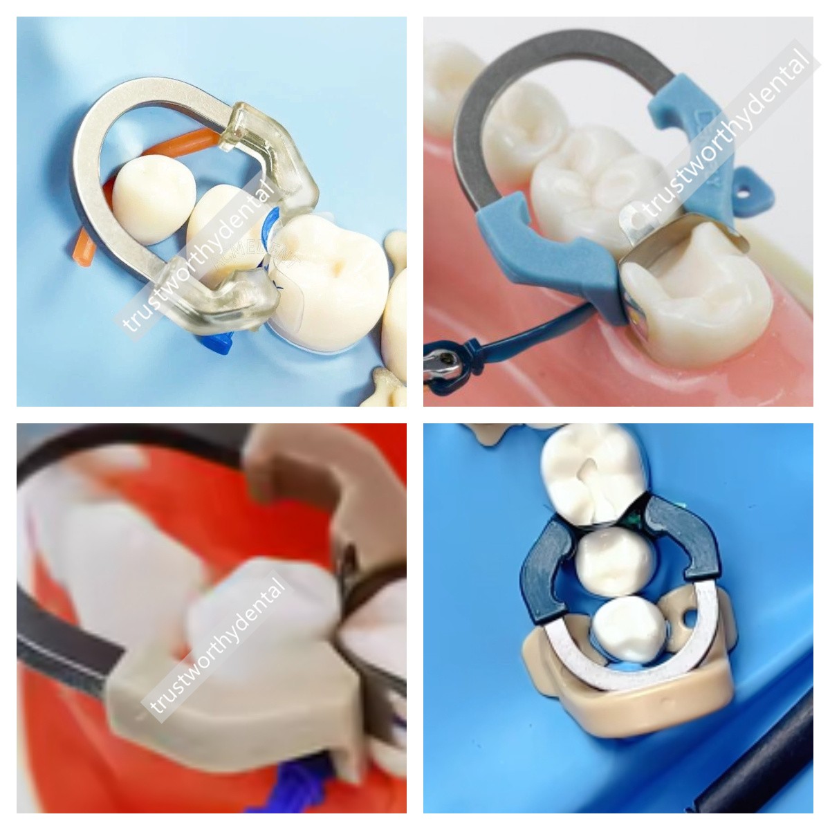 Dental Matrix Bands Ring Sectional Matrice Clamp Fit Garrison Palodent V3 System