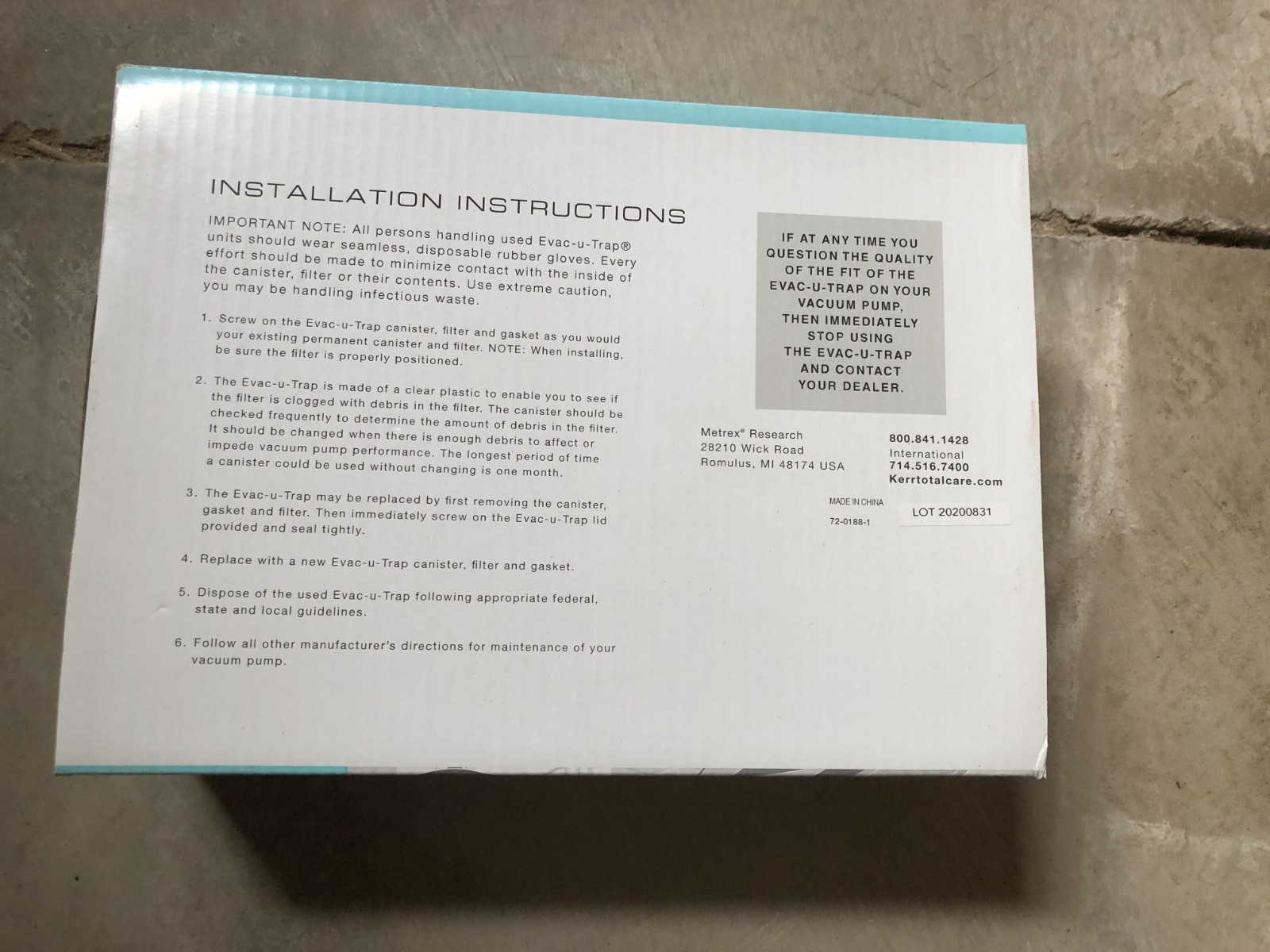 Pinnacle Products 2200 Evac-u-Trap #2200 Evacuation Traps 2.75″ X 3-5/8″ 12/Pk