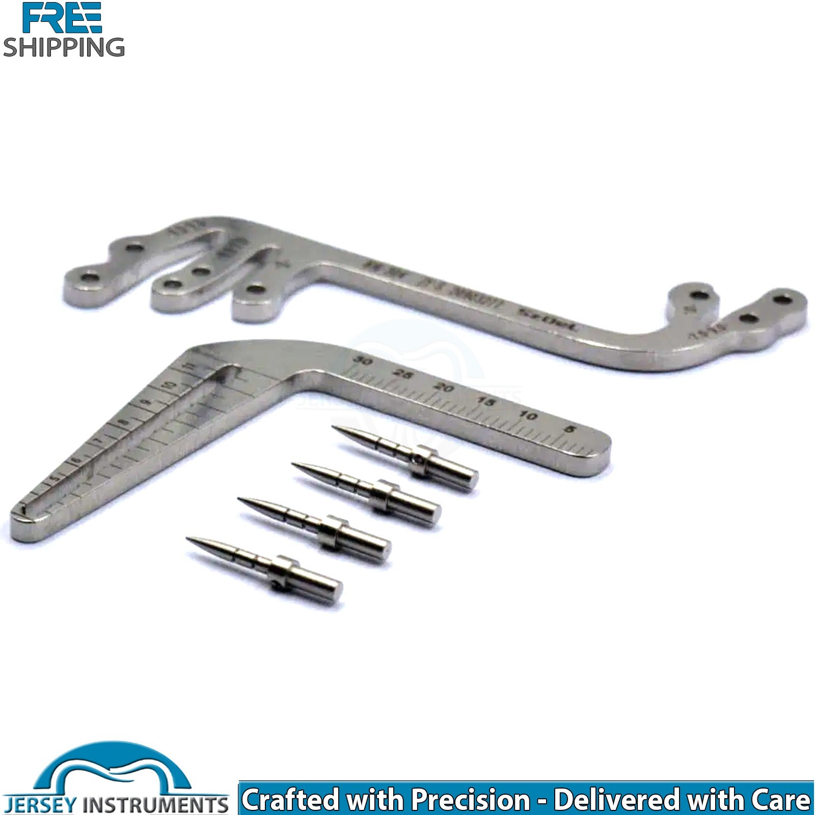 Dental Implant Locator Drilling Depth Measuring Locating Pin Guide Gauge S+L New