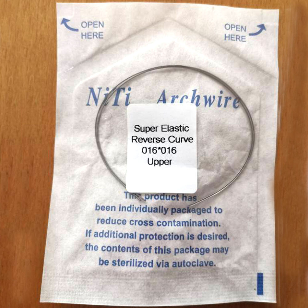 10Packs Orthodontic Dental Niti Reverse Curve Rectangular Arch Wires BOMAOER