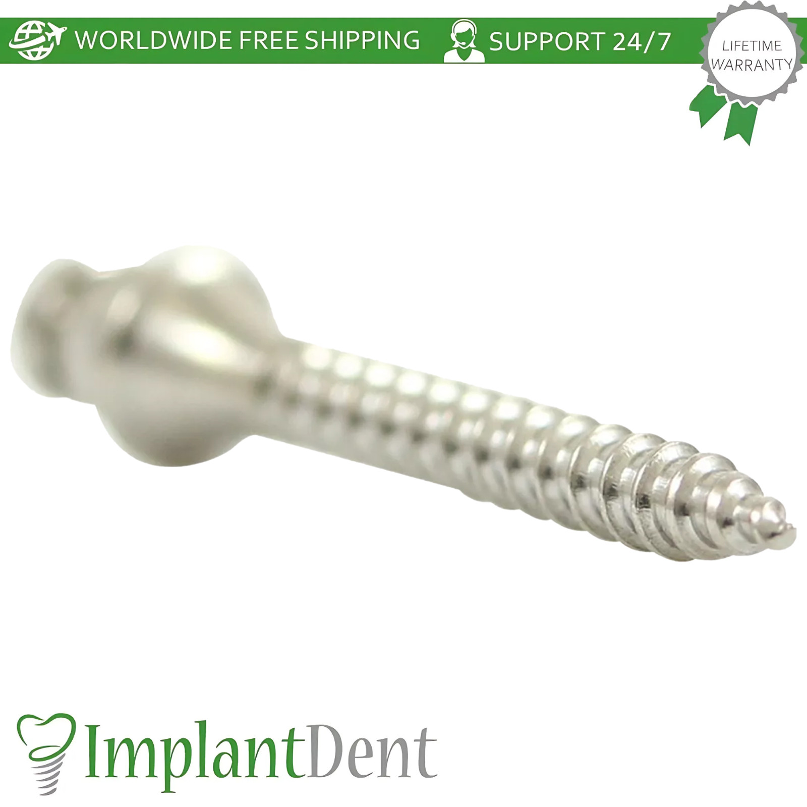 1x Dental Mini-Screw Temp Anchorage Self Drilling Titanium TADs 1.5mm