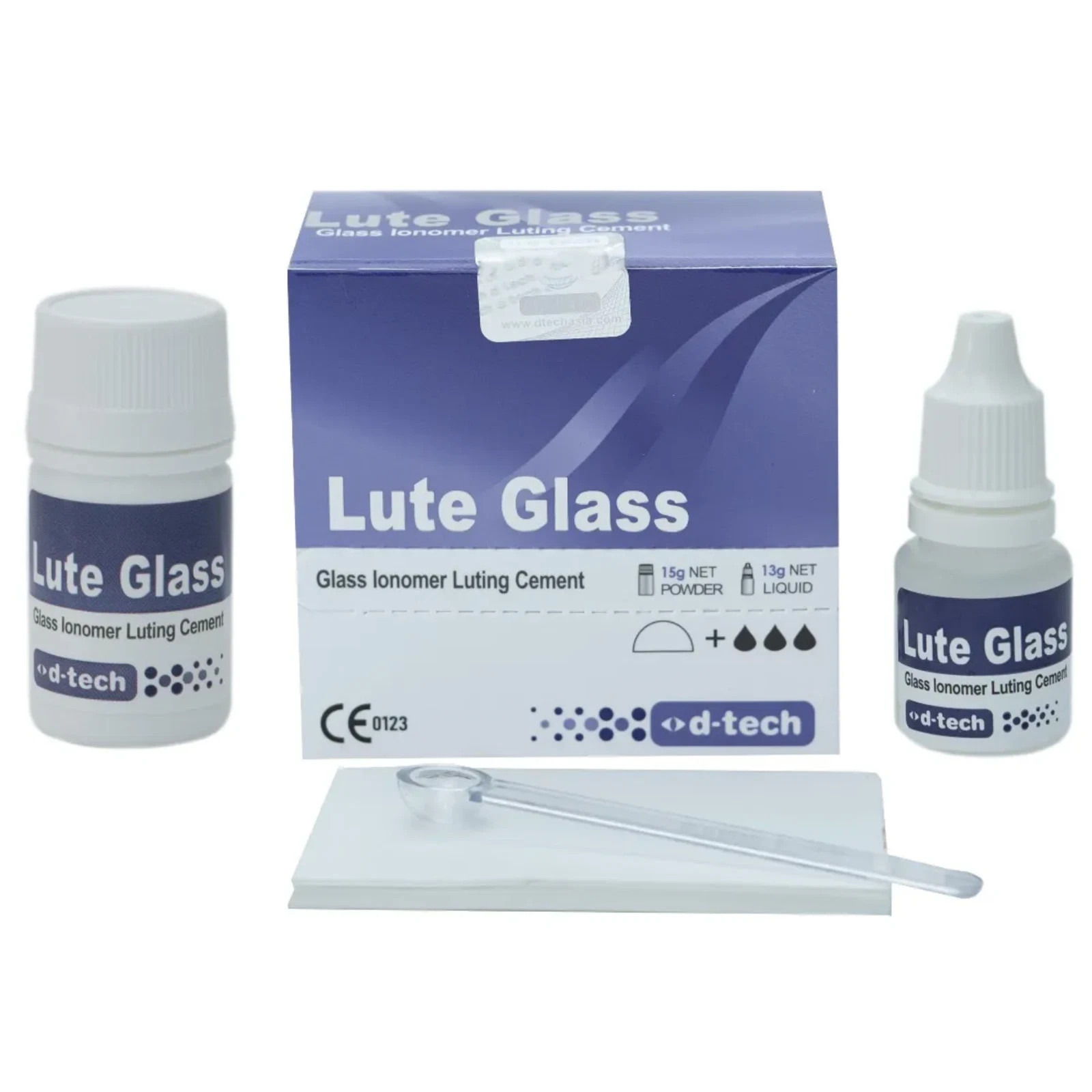 D Tech Lute Glass Dental Glass Ionomer Luting Cement GIC Crown Bridge Bonding