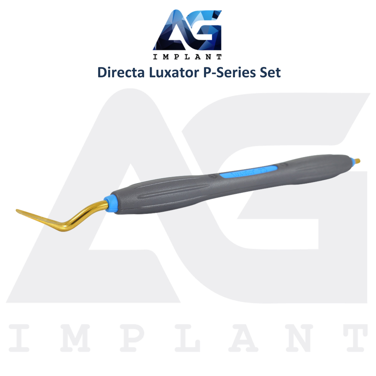 Dental Luxator P-Series Set Stainless Steel Lightweight Penholder Grip Design