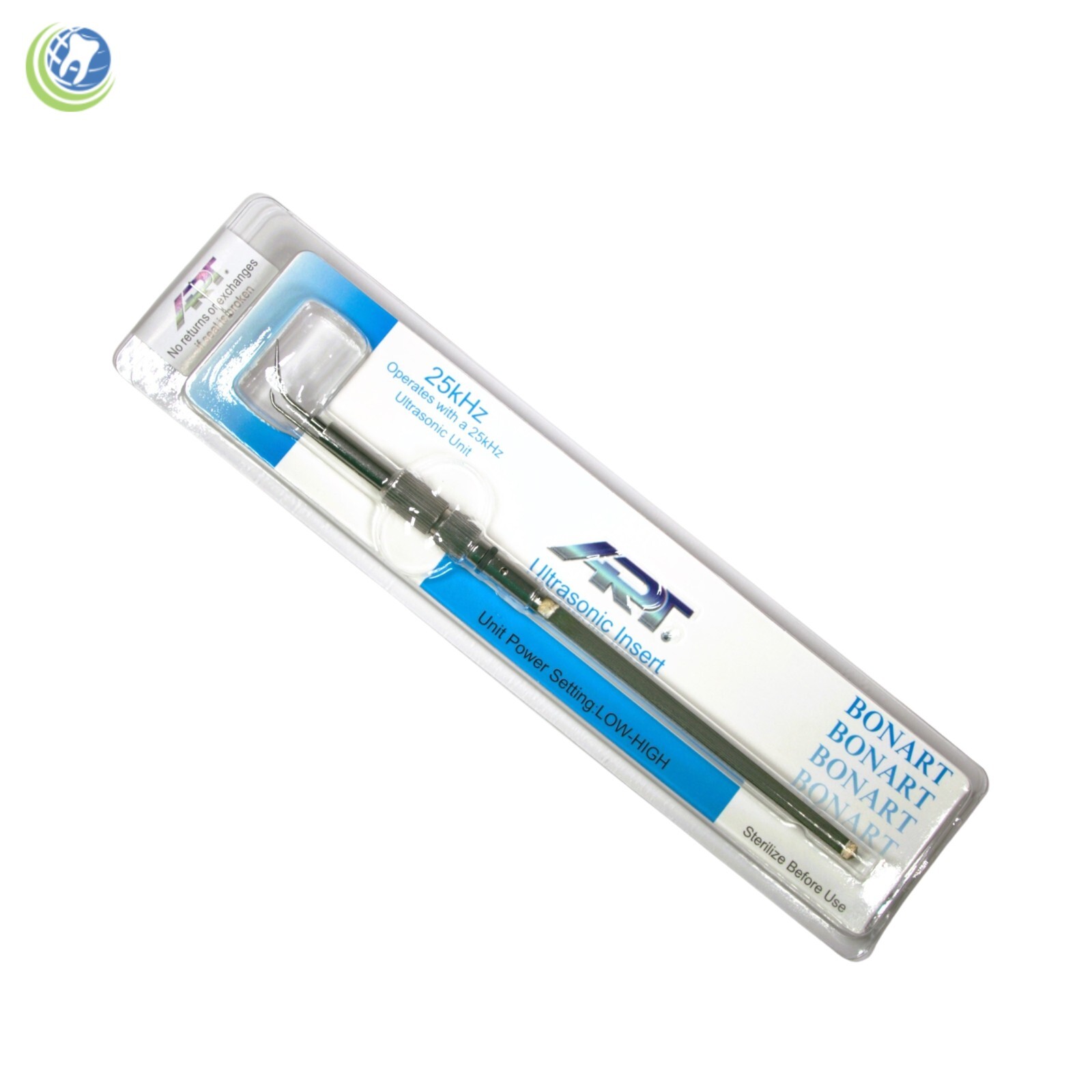 Bonart P-10 Universal Tip Insert 25K for Ultrasonic Cavitron Slim Metal Grip