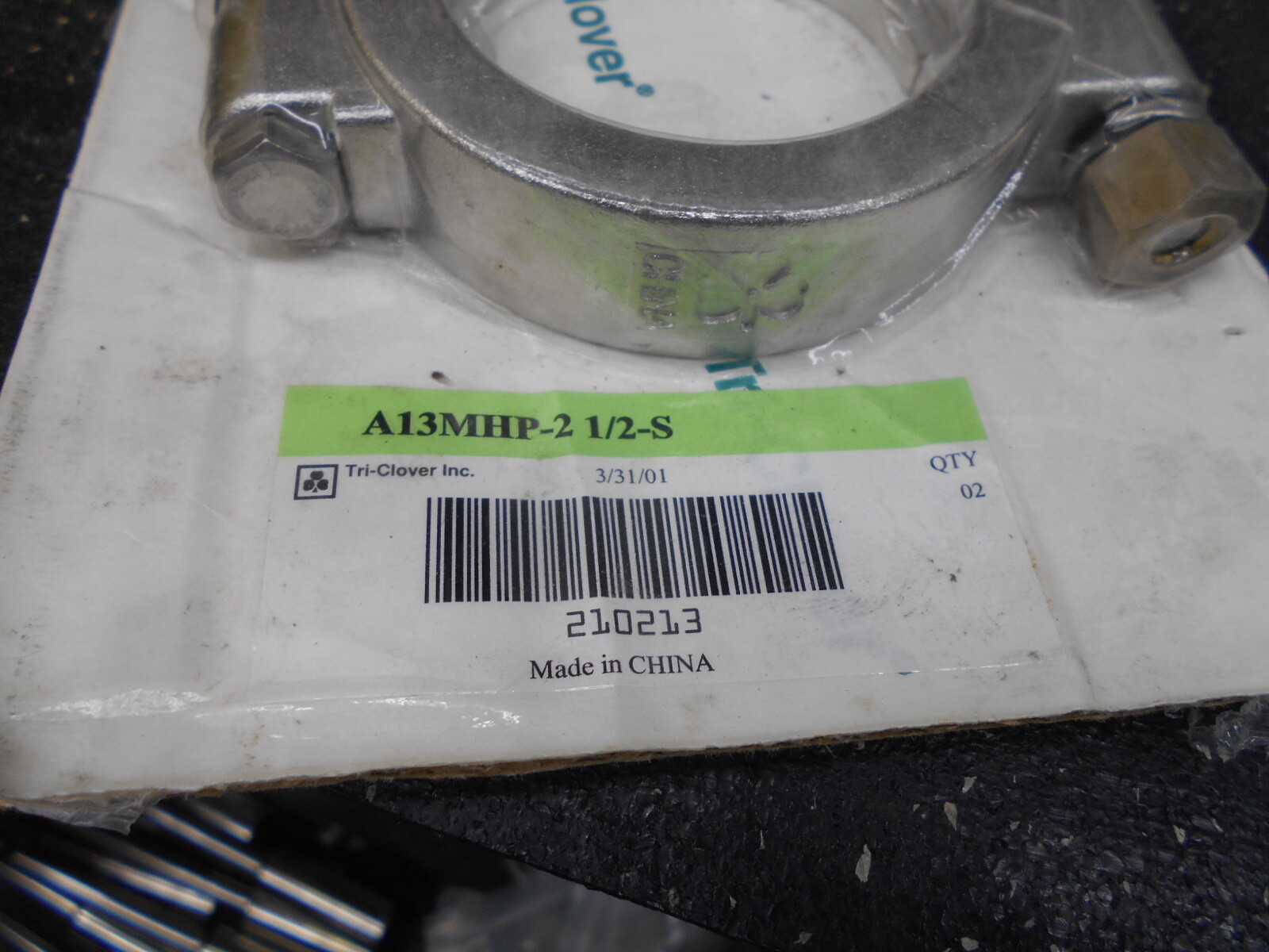 PACK OF 2 TRI CLOVER 13MHP-2 1/2-S 2 1/2″ HIGH PRESSURE HD SANITARY CLAMP
