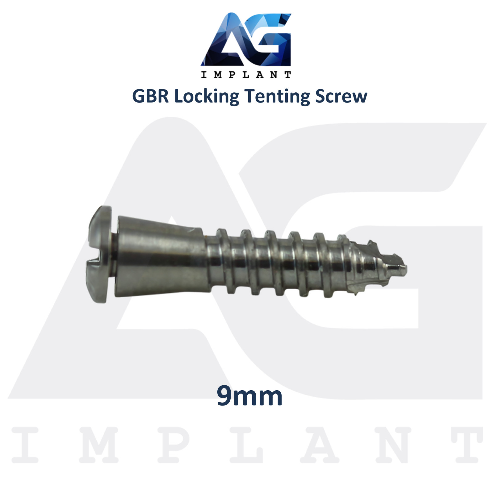 5 Dental Locking Tenting Screw Ø2.5mm GBR Membrane Titanium Fixation Sterile