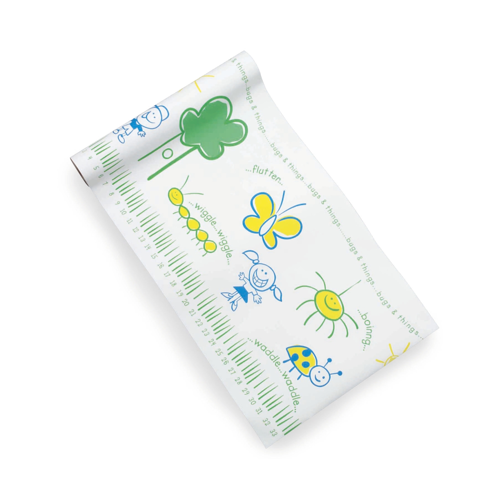 McKesson Table Paper Bugs and Things Crepe 14” W x 125′ L Pediatric 6 Rolls