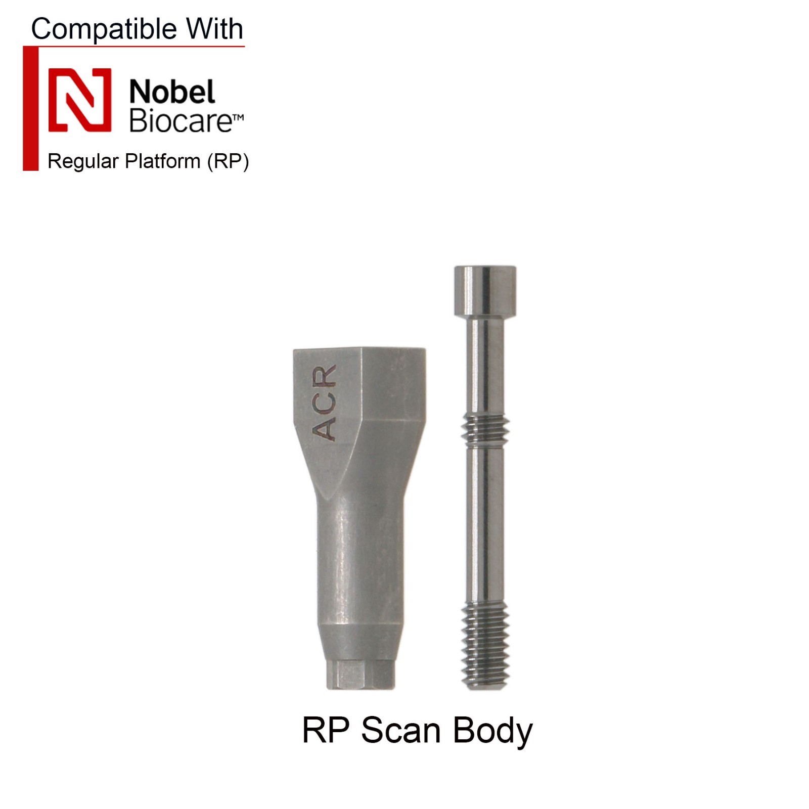 US Nobel Dental CAD/CAM Scan body Implant Analog NP/RP For Nobel Biocare Active