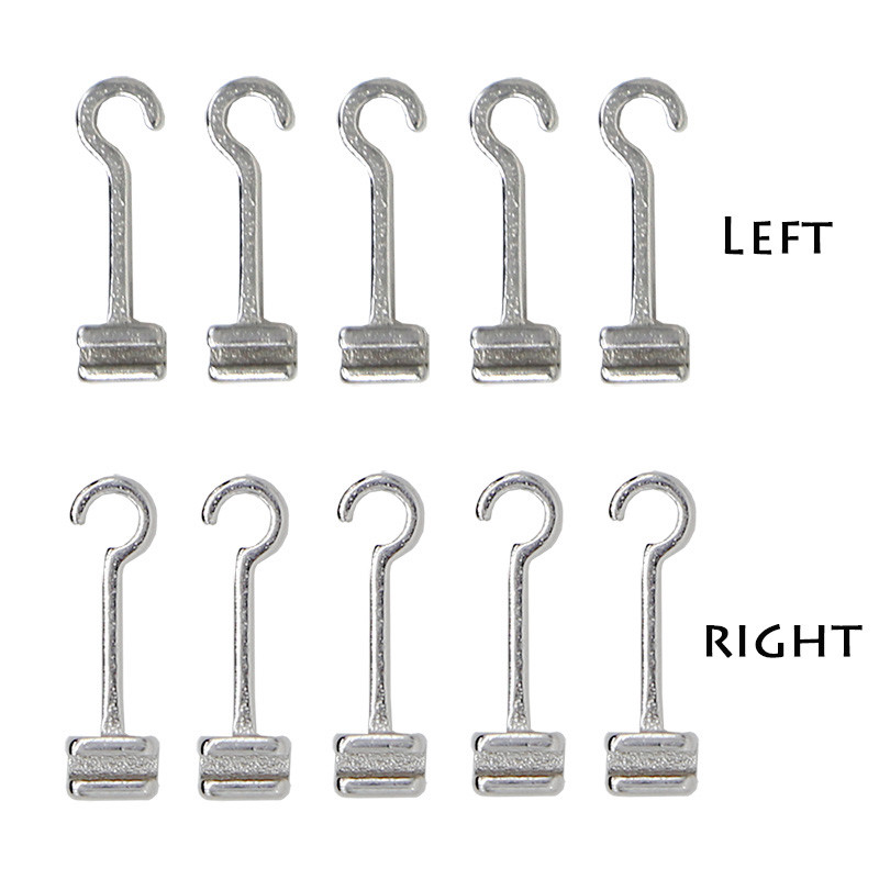 Bomaoer 10×Orthodontics Dental Crimpable Hook Muti-fuction Niti coil Long Left