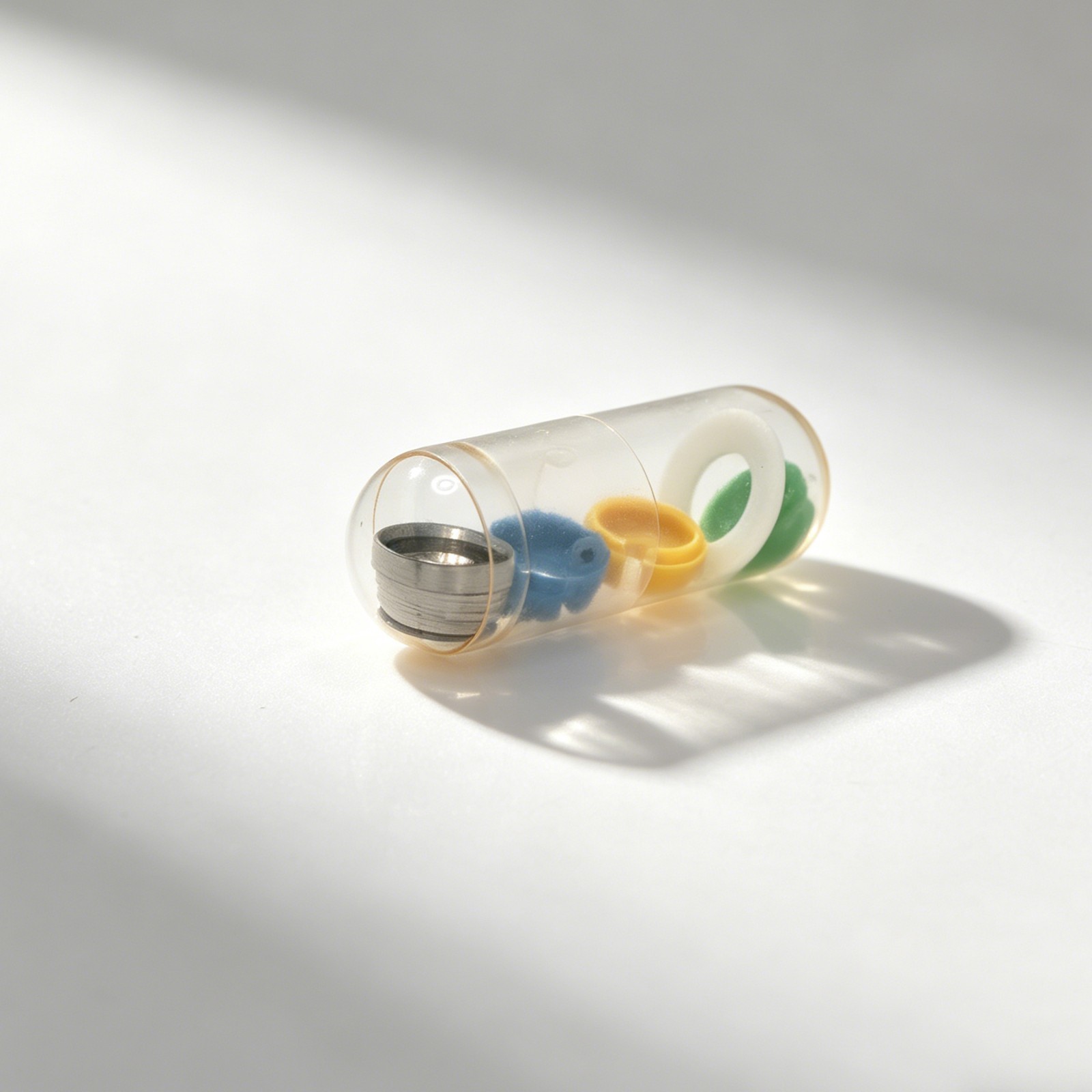 Implant Retention Inserts for Novaloc Overdenture Titanium Housing Kit PEEK Caps