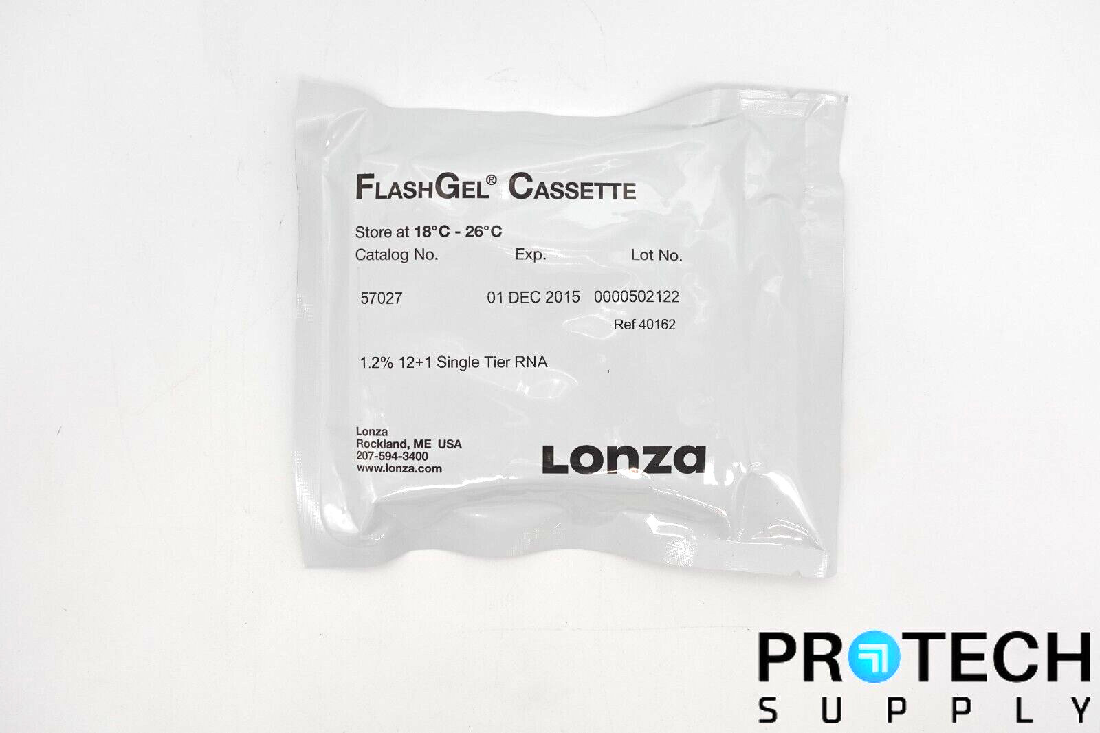 (Box of 9) Lonza 57027 FlashGel RNA Cassette 12+1 Single-Tier NEW with WARRANTY