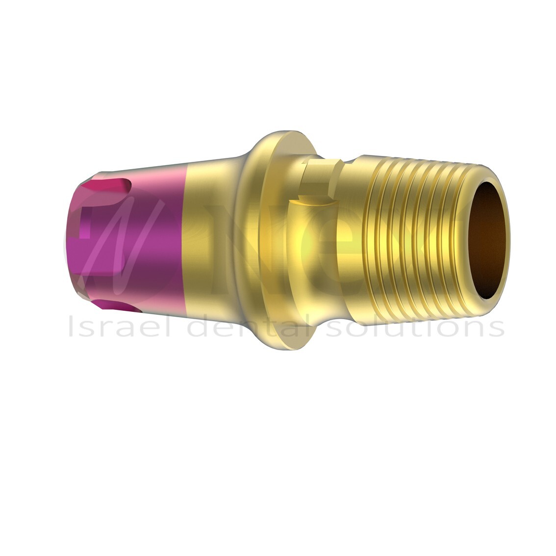 LOTx5 Abutment T-Base CAD/CAM MIS conical C1 V3 SP fit HEX 1.5 mm colored