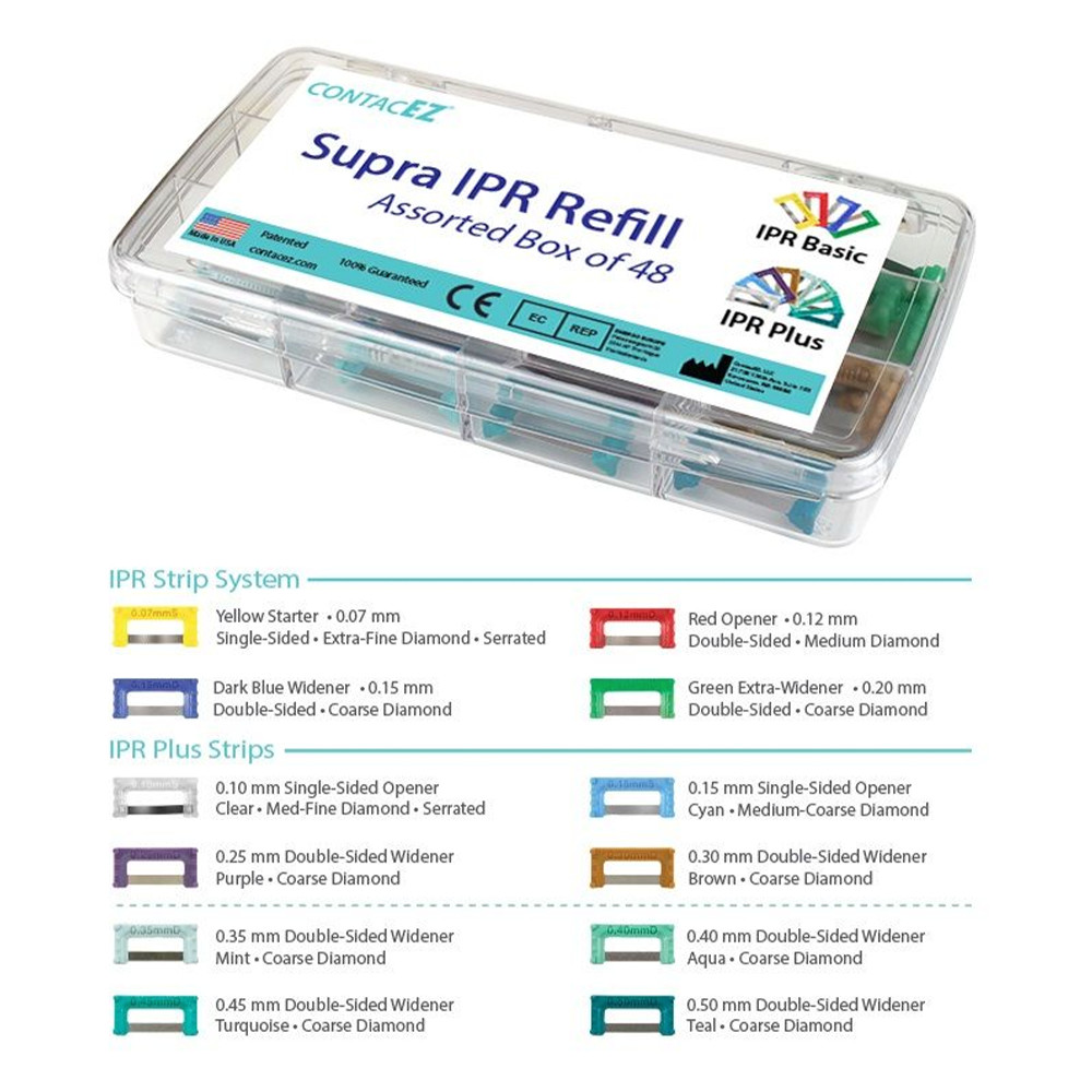 Dental ContacEZ Supra Refill Set Restorative Strip Orthodontic Interproximal